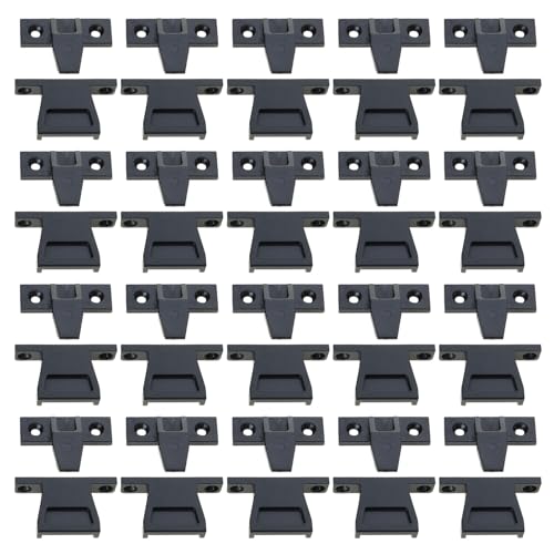 20 Stück Stecksockelbefestigungen, schnell montierbar, Möbelpaneelverbinder, Presspassung, Paneel-Clip für Küchenschränke, Kleiderschrank, Betttisch 20 Stück Stecksockelbefestigungen, schnell montierbar, Möbelpaneelverbinder, Presspassung, Paneel-Clip für Küchenschränke, Kleiderschrank, Betttisch von Asukohu