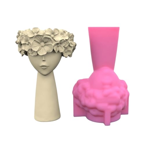 3D-Silikonform für Blumentöpfe aus Beton, Kerzenständer, Stifthalter, Formen, Übertopf von Asukohu