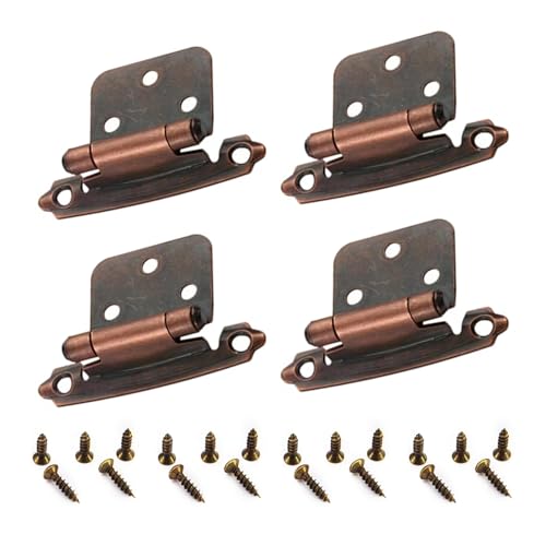 4 x Antik Schließscharniere Küchenschrank Türscharniere dekorative Hardware für Badezimmermöbel Schrank für Badezimmermöbel Schrank 4 x Antik Schließscharniere Küchenschrank Türscharniere dekorative Hardware für Badezimmermöbel Schrank für Badezimmermöbel Schrank von Asukohu