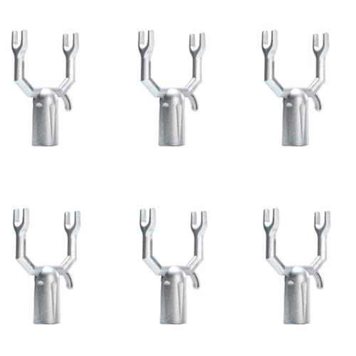 6 Stück Garten Ast Stick Obstbäume Halter Aluminiumlegierung Textur Ast für einfache Installation Obstgärten Baum von Asukohu