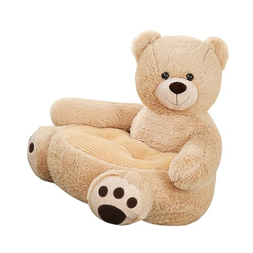 Asukohu 50 x 50 x 45 cm Plüsch-Sessel für Kleinkinder mit Cartoon-Design, bietet Komfort und damit das Baby das Sitzen lernen kann, Kindermöbel von Asukohu