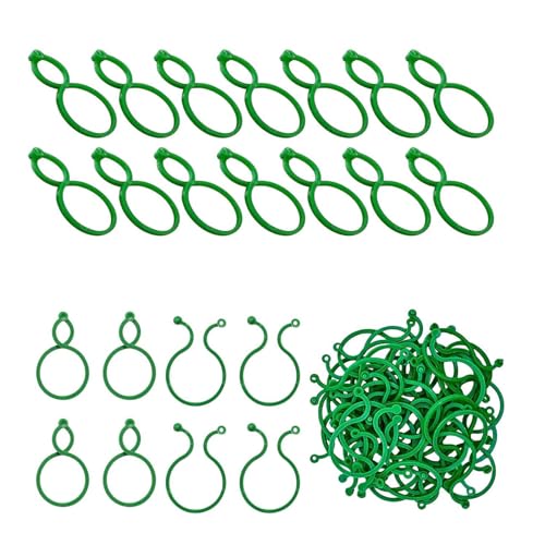 Asukohu 500 Stück Pflanzenclips Kleine Pflanzenclips Gesicherte Clip Tomate Zum Sichern Haken Gartenbefestigung von Asukohu