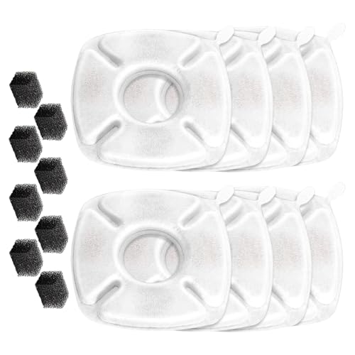 Asukohu 8 Packersatzfilter Runden Erfrischende Wasser Für PET Brunnen Optimiert Ihr Trinkroutine Wasserbrunnenfilter von Asukohu