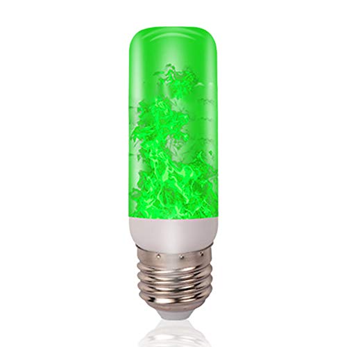 Asukohu Flackernde Glühbirne Simuliert Brennendes Feuer Effektlampe 4 Feuerglühbirnen E27-Sockel Flammenbirne Mit Schwerkraftsensor von Asukohu