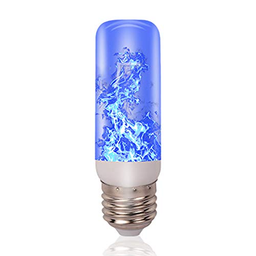 Asukohu Flackernde Glühbirne Simuliert Brennendes Feuer Effektlampe 4 Feuerglühbirnen E27-Sockel Flammenbirne Mit Schwerkraftsensor von Asukohu