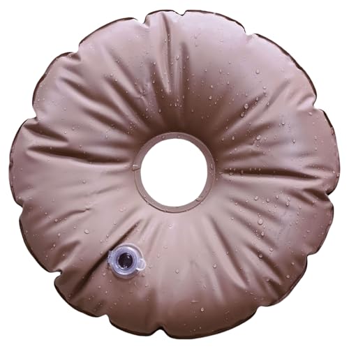 Asukohu Große befüllbare Wasserballast-Tasche, Strandschirm, Ständer, Stabilisator, Sonnenschirm, PVC-Basis, faltbar, winddicht, für den Außenbereich, faltbarer PVC-wassergefüllter Boden für von Asukohu