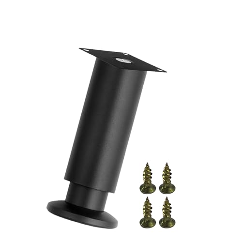 Asukohu Höhenverstellbare Bettfüße, Metall-Möbelbeine, einfache Installation, moderne Möbelbeine, strapazierfähig, verstellbare Füße, Metall von Asukohu