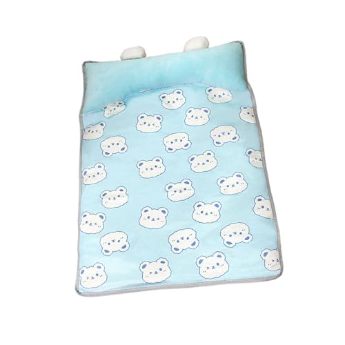 Asukohu Ice Silk Haustierbett, Kühlkissen für kleine Haustiere, bequemes Kaltkissen, Rassen, Katzen, leicht zu reinigen, Ruhebett, Kühlkissen Asukohu Ice Silk Haustierbett, Kühlkissen für kleine Haustiere, bequemes Kaltkissen, Rassen, Katzen, leicht zu reinigen, Ruhebett, Kühlkissen von Asukohu
