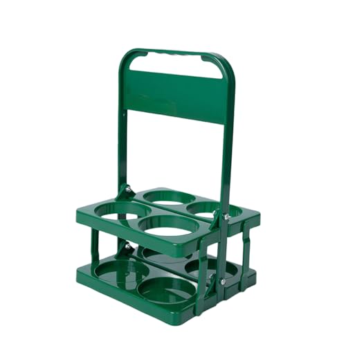 Asukohu Robuster, faltbarer Getränkehalter für 4 Flaschen mit ergonomischem Griff, platzsparendes Design, Aufbewahrungshalter für Reisen, Partys, platzsparend, faltbares Weinregal von Asukohu