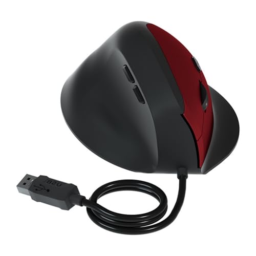 Asukohu Vertikales USB-Kabel mit 6 anpassbaren Tasten, 1600 dpi, ergonomisch, für Desktop-Computer, PC, Laptop, Zuhause, Büro, Büro Asukohu Vertikales USB-Kabel mit 6 anpassbaren Tasten, 1600 dpi, ergonomisch, für Desktop-Computer, PC, Laptop, Zuhause, Büro, Büro von Asukohu
