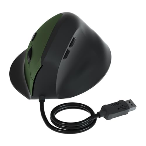 Asukohu Vertikales USB-Kabel mit 6 anpassbaren Tasten, 1600 dpi, ergonomisch, für Desktop-Computer, PC, Laptop, Zuhause, Büro, Büro Asukohu Vertikales USB-Kabel mit 6 anpassbaren Tasten, 1600 dpi, ergonomisch, für Desktop-Computer, PC, Laptop, Zuhause, Büro, Büro von Asukohu