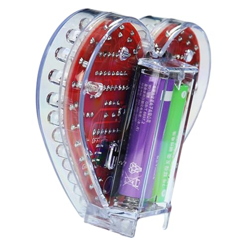 Buntes Herzform Lötung Ausbildungskits 32 RGBS LEDs STEM Bildungsinstrument Für Studentenlernprojekte LED LODEING PRACIKE KIT. von Asukohu