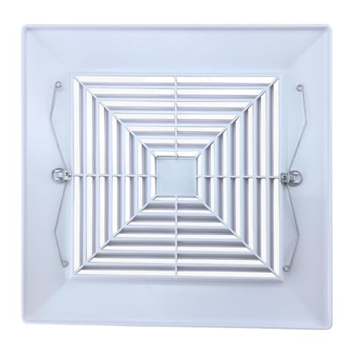 Deckenlüftungslüfterabdeckung Ventilator Auspuffhaube Quadratische Badezimmerlüftungsventilator von Asukohu