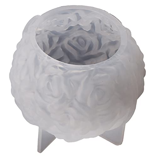 Duft Kerze Silikonform Rosenblumkugel Harz Epoxid Gussform Schimmel Wachs Gips Seife Handgefertigt BRÜFTIL SILICON CANKMUME Einzigartig Duft Kerze Silikonform Rosenblumkugel Harz Epoxid Gussform Schimmel Wachs Gips Seife Handgefertigt BRÜFTIL SILICON CANKMUME Einzigartig von Asukohu