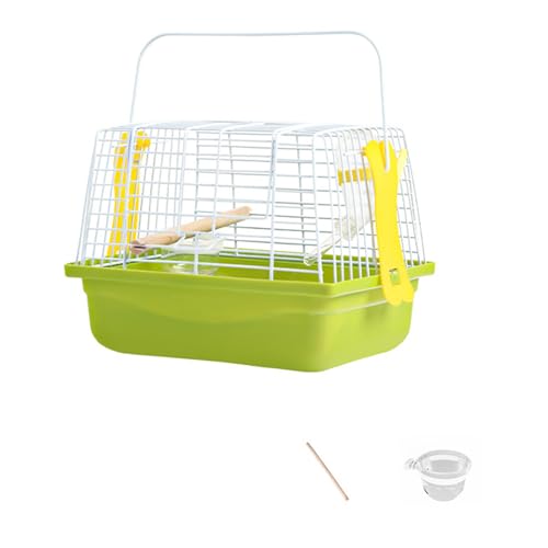 Eisendraht Reise Verwendung Vogelkäfig mit Sitzstange und einfacher Wartung Design für kleine Vögel Outdoor Eisendraht Vogelkäfig von Asukohu