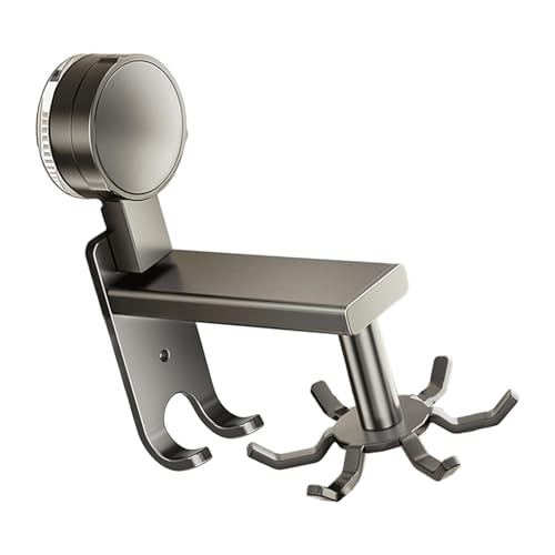 Haken für Küchenschränke ohne Bohren, um 360 Grad drehbar, Aluminium, Küchenutensilienregal für Utensilien und Zubehör, Badezimmer-Zubehörhaken Haken für Küchenschränke ohne Bohren, um 360 Grad drehbar, Aluminium, Küchenutensilienregal für Utensilien und Zubehör, Badezimmer-Zubehörhaken von Asukohu