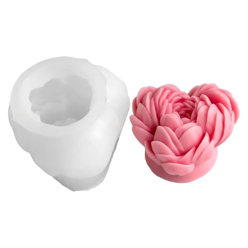 Handgefertigte Silikonformen Ornament Plasters Schimmelpilze Pfingstrosen Blüten Kerze Schimmelpilze Bastelmittel Handgefertigte Silikonformen Ornament Plasters Schimmelpilze Pfingstrosen Blüten Kerze Schimmelpilze Bastelmittel von Asukohu