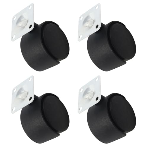 Hochleistungs Caster Stuhl Ersatzräder Bodenschutzgeschoss Casters Set 4PCs Für Industrial & Homes Anwendung Rolling Rolling Casters von Asukohu