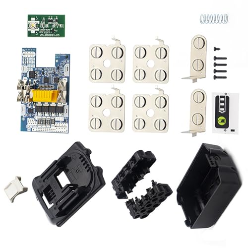 Hohe Kapazität 18650 Akku Pack Gehäuse Komplettset Überladung Überhitzung Schutz mit PCB Leiterplatte Thermo-Schutzakku Hülle Hohe Kapazität 18650 Akku Pack Gehäuse Komplettset Überladung Überhitzung Schutz mit PCB Leiterplatte Thermo-Schutzakku Hülle von Asukohu
