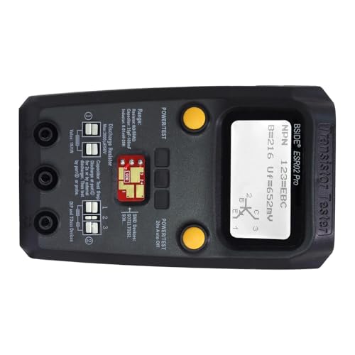 Hoher Genauigkeitsmesser Für Kondensatoren Transistoren Widerstand LCD Bildschirm Batterie Powere Elektronische Komponenten Tester Elektronische Komponenten Test Tool von Asukohu