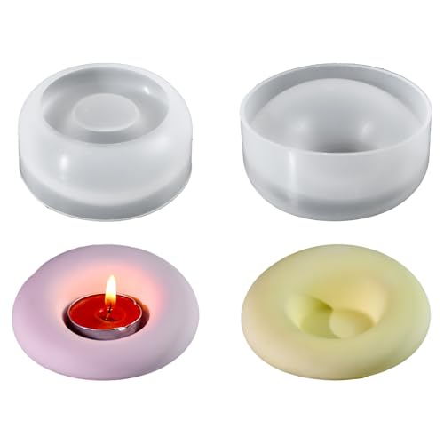 Kerzenständer machen Silikonanhänger Dekorationen Handwerk Formen Halter Kerzenständer Gussteile Formen Herstellung Formen von Asukohu