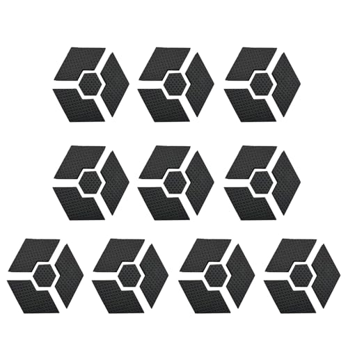 Multifunktionale Gartentöpfe, Aufzüge, sechseckiges Design, stapelbare Pflanzenständer für verbesserte Luftzirkulation und sichere Platzierung, Anti-Kipp-Pflanzgefäß-Basis-Pads von Asukohu