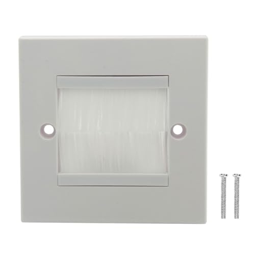 Pinsel Wandplattenanschluss Einsatzabdeckungen Eins Banden Borsten Binsel Wandplattenanschluss Abdeckungsabdeckung Auslassmontage Panel Dauerkabel Through Wall Outlet Kabel Eingangsabdeckung von Asukohu