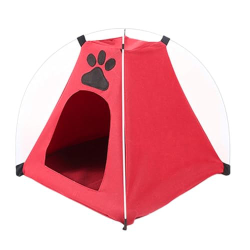 Praktisches Hundeschlafzelt Ruhehaus Zelt mit Kissen waschbar Hund Camping Katzen Entspannen für heißes Wetter Haustier Kühlung Praktisches Hundeschlafzelt Ruhehaus Zelt mit Kissen waschbar Hund Camping Katzen Entspannen für heißes Wetter Haustier Kühlung von Asukohu