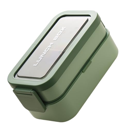 Premium Doppelabschnitt Bentos Lunch Container Effiziente Mikrowelle Safe Leck Proof Design Foodfall Für Arbeit Picknick von Asukohu