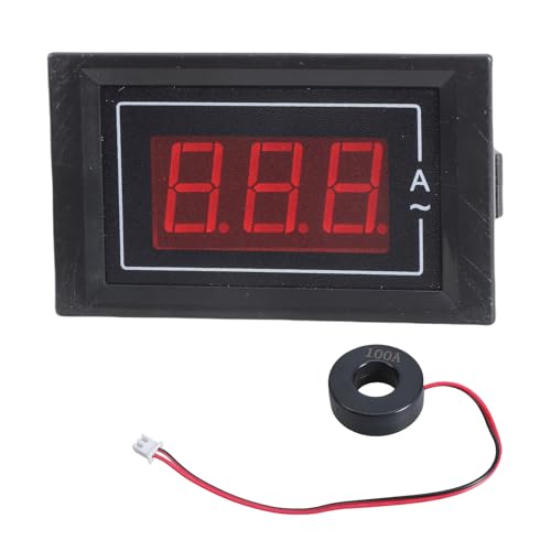Professionelles 100 A Wechselstrom-Stromzähler mit externem Wandler, Strommonitor, einfache Installation für verschiedene Anwendungen, ABS-Gehäuse von Asukohu