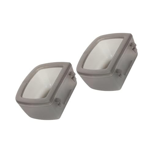 Raumsparende Hundehänge Wässerungsschale Für Kisten Die Verschüttete Kräftige Plastikwasserfuttermittel Schnellinstallation 2PCS Multi Use Haustier Fütterungsschale von Asukohu