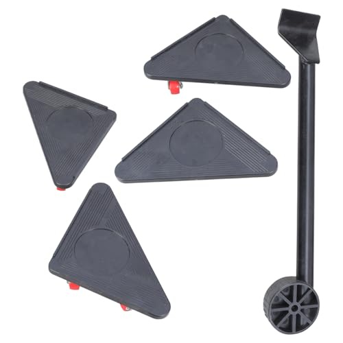 Tragbarer, stabiler Möbelroller mit Rad auf Hartholzboden und Teppichen für Zuhause und Büro, Metall-Möbelrad Tragbarer, stabiler Möbelroller mit Rad auf Hartholzboden und Teppichen für Zuhause und Büro, Metall-Möbelrad von Asukohu