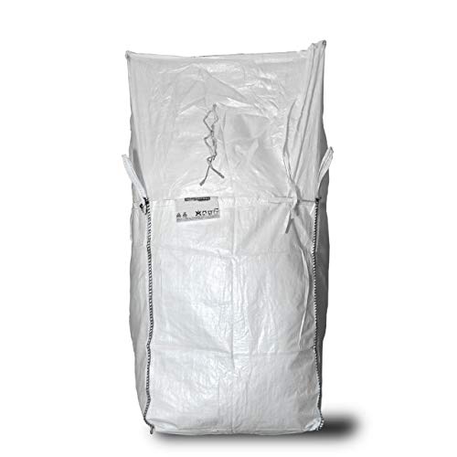Asup Big Bag 90x90x130 cm, Schürzendeckel, SWL 1.250 kg, Dokumententasche von Asup