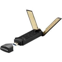 ASUS USB-AX56 Dual-Band AX1800 USB-WLAN-Adapter (WiFi 6, externe Antenne, WPA3-Security, Plug-and-Play) von Asus