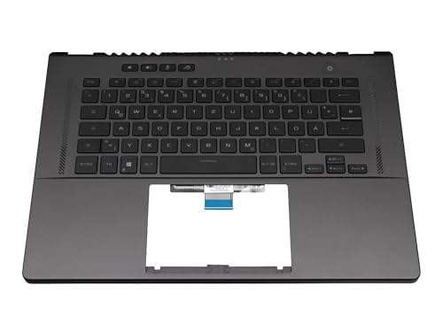 ASUS 90NR04J2-R31GE3 Original Tastatur inkl. Topcase DE (deutsch) schwarz/grau mit Backlight für ROG Zephyrus G15 GA503QM, ROG Zephyrus G15 GA503QR, ROG Zephyrus G15 GA503QS von ASUS