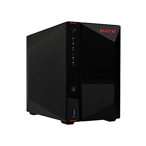 Asustor Nimbustor Netzwerkspeicher AS5202T 2 GB NAS 2 TB (2 x 1 TB) Ironwolf 2To von Asustor