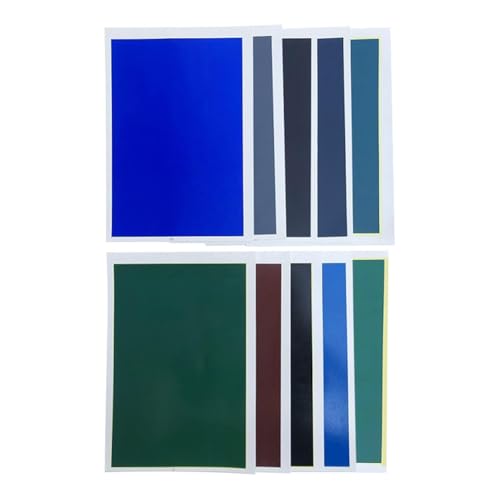 Asyduey 10 Stück Lasergravur-Markierungspapier, Farbpapier, Lasermarkierungspapier, Geeignet für Keramik, Glas, Metall, Laserschneiden Asyduey 10 Stück Lasergravur-Markierungspapier, Farbpapier, Lasermarkierungspapier, Geeignet für Keramik, Glas, Metall, Laserschneiden von Asyduey