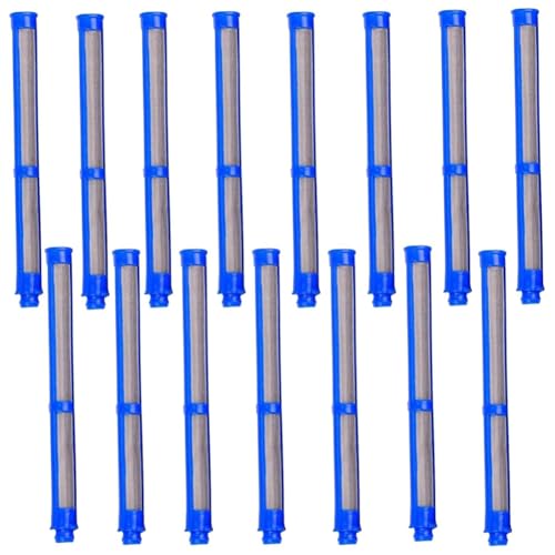 Asyduey 15er-Pack 287033 Airless-Sprühwerkzeugfilter Zur Verwendung mit Den Meisten Malerspritzgeräten und Contractor II & FTx II Latex 100 Mesh von Asyduey