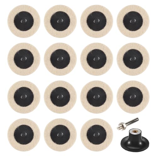Asyduey 16 Teilige 2 Polier Scheiben Polier Polier Scheiben Scheiben Halter mit 1/4 Schaft zum Reinigen Des Polier Schleifens von Asyduey