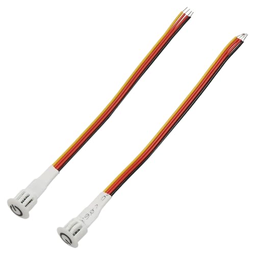 Asyduey 2 StüCk Touch Dimmer Schalter DC3,7 V 5 V 12 V Stufenloser Dimmschaltersensor für LED Licht, Wohnmobil, Schrank, Kleiderschrank und Streifen von Asyduey