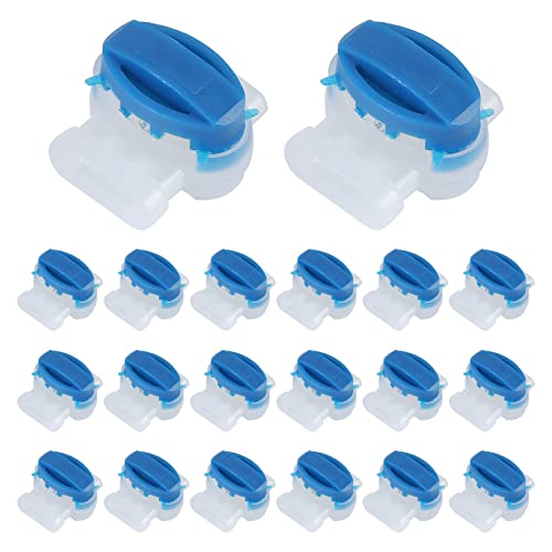 Asyduey 20 StüCke Wasserdichter Drahtverbinder Crimp Gel FüLlung Roboter RasenmäHer Draussen Garten BewäSserung Anwendung von Asyduey