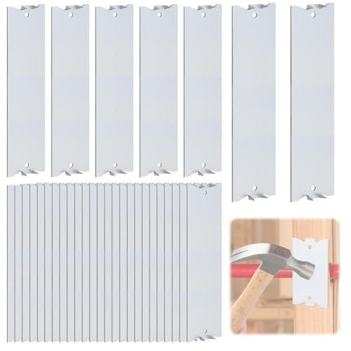 Asyduey 30 Pack -Nagelschutzschild für Holzbolzen, 6 X 1,5 Kabeldrahtschutz und Spitze Spitze zum Verkabelungsschutz Asyduey 30 Pack -Nagelschutzschild für Holzbolzen, 6 X 1,5 Kabeldrahtschutz und Spitze Spitze zum Verkabelungsschutz von Asyduey