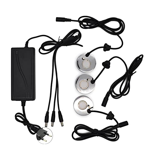 Asyduey 3Piece Mist Maker Fogger Ultraschall-Luftbefeuchter Zerstäubungsköpfe Wasserfontäne Teichnebelzerstäuber EU-Stecker von Asyduey