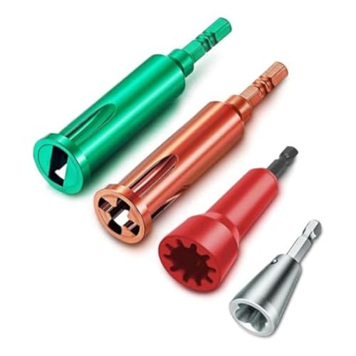 Asyduey 4-Teiliges Drahtdrehwerkzeug, Abisolierzange und Twister, 3-Wege-/5-Wege-Abisolierwerkzeug und Drahtkappen-Drehwerkzeug von Asyduey
