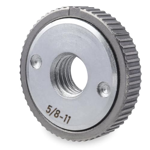 Asyduey 5/8-11 Schleifmutter, Schnellspanner-Winkelschleifer-Flanschmutter Schleifer-Kontermutter für Winkelschleifer-Ersatzteil von Asyduey