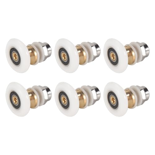 Asyduey 6 STÜCKE 27Mm Dusche TüR Rollen für das Badezimmer Glas TüR Rollen Ultraleise Dusche Glas TüR Rollen von Asyduey