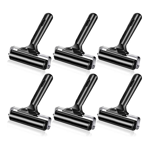 Asyduey 6 StüCk zum Basteln 2,2 und 4 Roller Vinyl Roller Tool zum Drucken Druckgrafik Art Crafting Inking Blocks Stamping von Asyduey