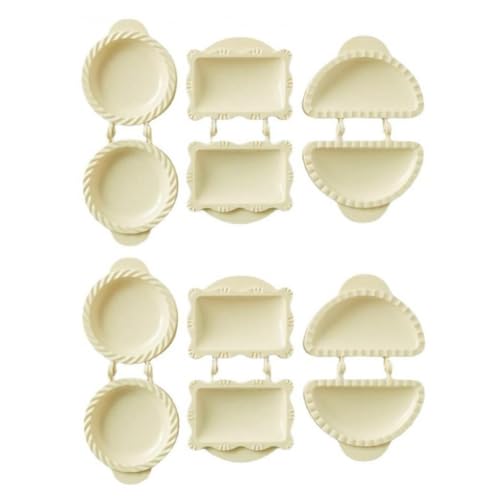 Asyduey 6-Teiliges Handkuchenformen-Set, Teigpresse, Werkzeuge, Halloween, Weihnachten, Mini-Kuchenform, Backen, Kuchenformen, Kürbisse, Äpfel von Asyduey