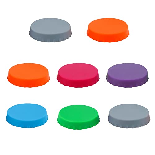 Asyduey 8-Teilige Wiederverwendbare Getränkedosenabdeckungen, Soda-Deckelschutz, Auslaufsicherer Verschlussdeckel von Asyduey