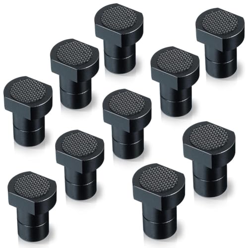 Asyduey 8er-Pack Bankhaken, Bankhakenklemme für Werkbank, Hakenloch mit Anti-Rutsch-Pad, Anschläge Aus Aluminiumlegierung, 20 mm Asyduey 8er-Pack Bankhaken, Bankhakenklemme für Werkbank, Hakenloch mit Anti-Rutsch-Pad, Anschläge Aus Aluminiumlegierung, 20 mm von Asyduey